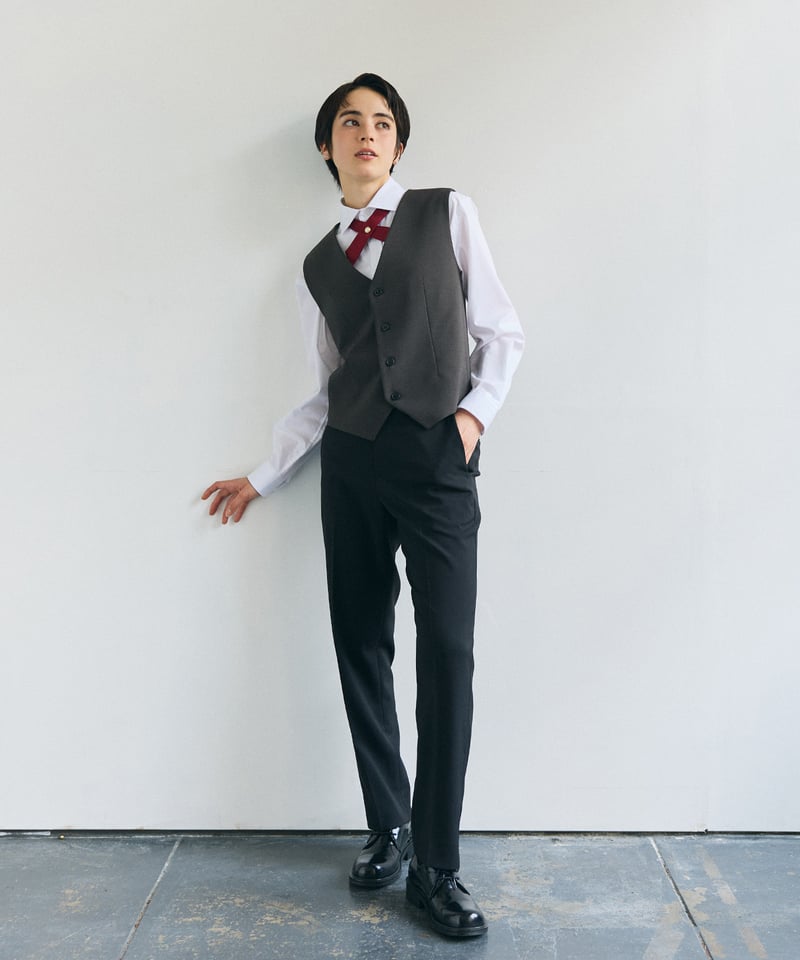 BOYSHE original》ノーカラーベスト【2 color】【2 size】 | BO BOYSHE original》ノーカラーベスト【2 color】【2 size】 | BO