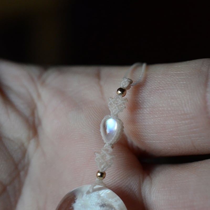 White Garden Quartz/庭園水晶 首飾り | あいのて