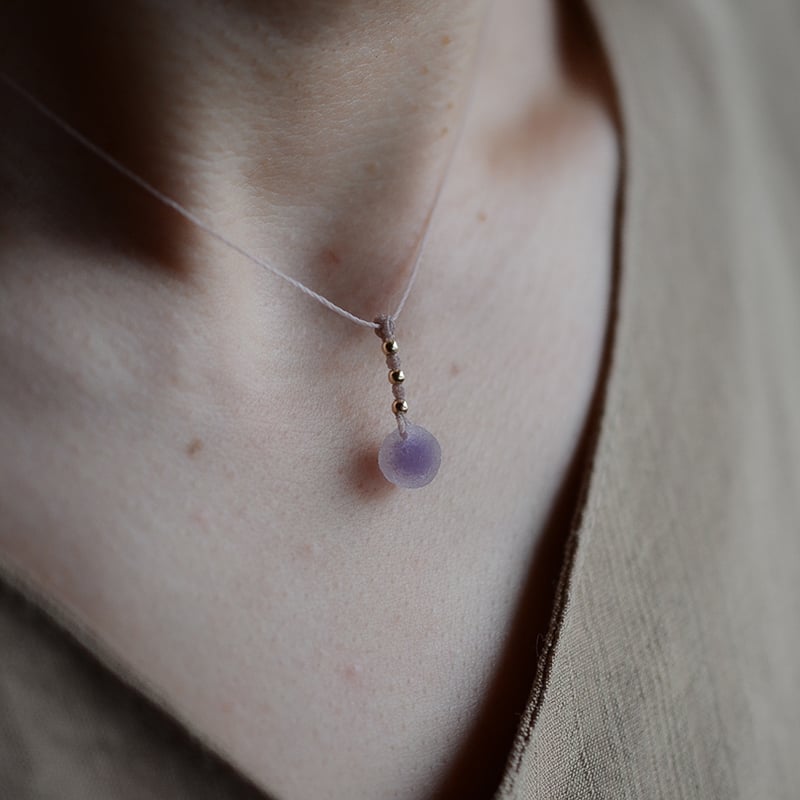 Grape agate/葡萄状瑪瑙/鉱物ネックレス | あいのて