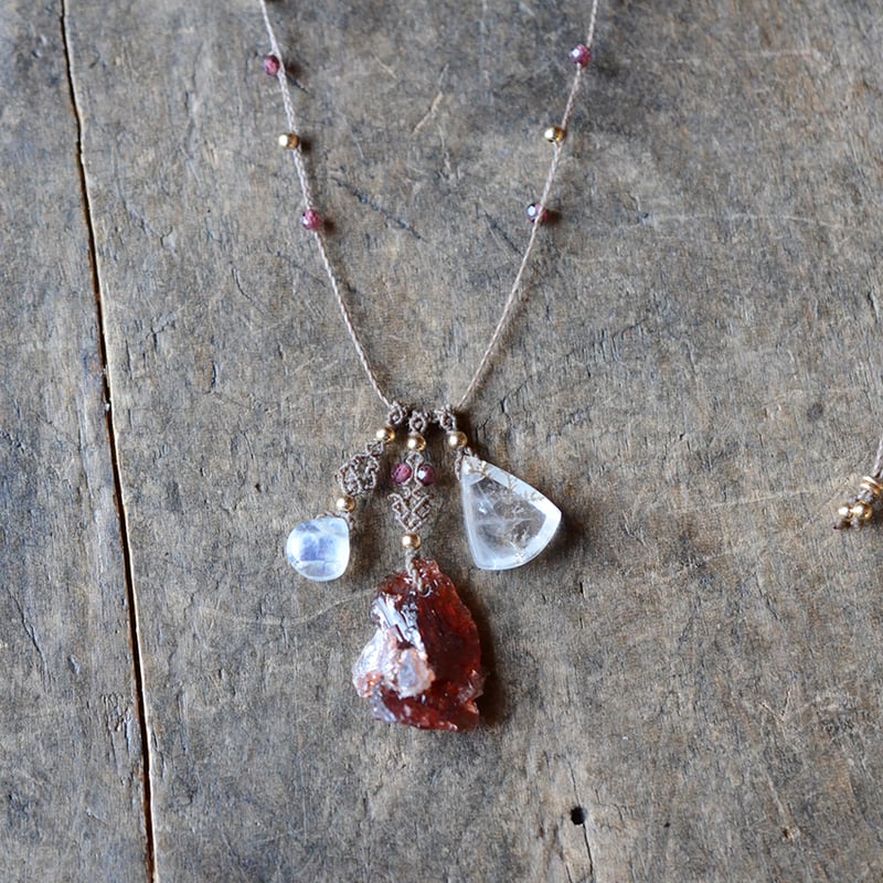 柘榴 Garnet/柘榴石 首飾り | あいのて