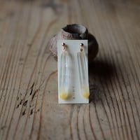 Mango quartz/水晶２　耳飾り
