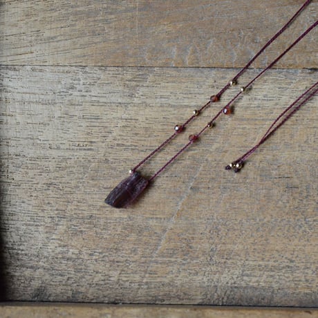 Tourmaline/電気石　『一粒の鉱物』首飾り  ２