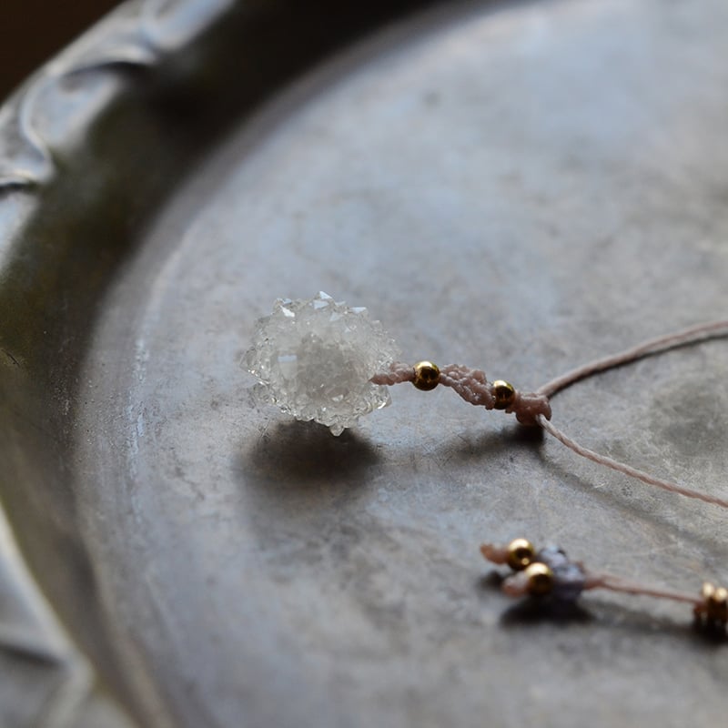 Crystal/金平糖水晶 /鉱物ネックレス | あいのて