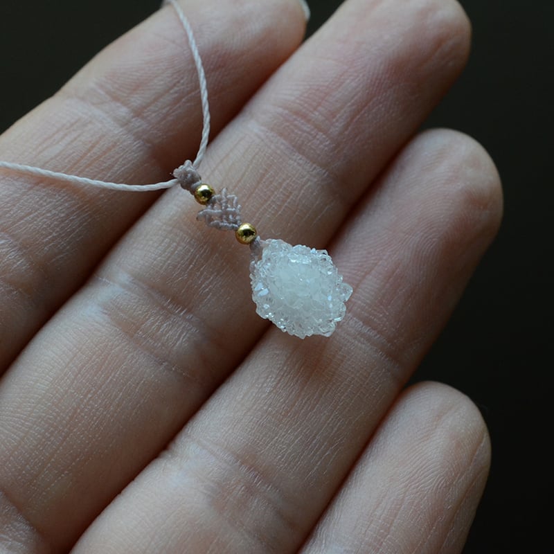 Crystal/金平糖水晶 /鉱物ネックレス | あいのて