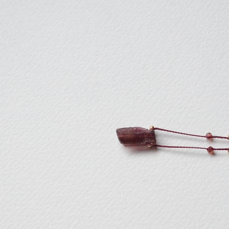 Tourmaline/電気石　『一粒の鉱物』首飾り  ２