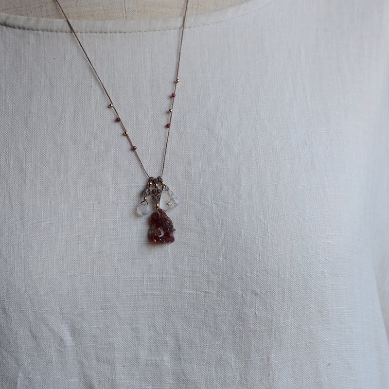 柘榴 Garnet/柘榴石 首飾り | あいのて