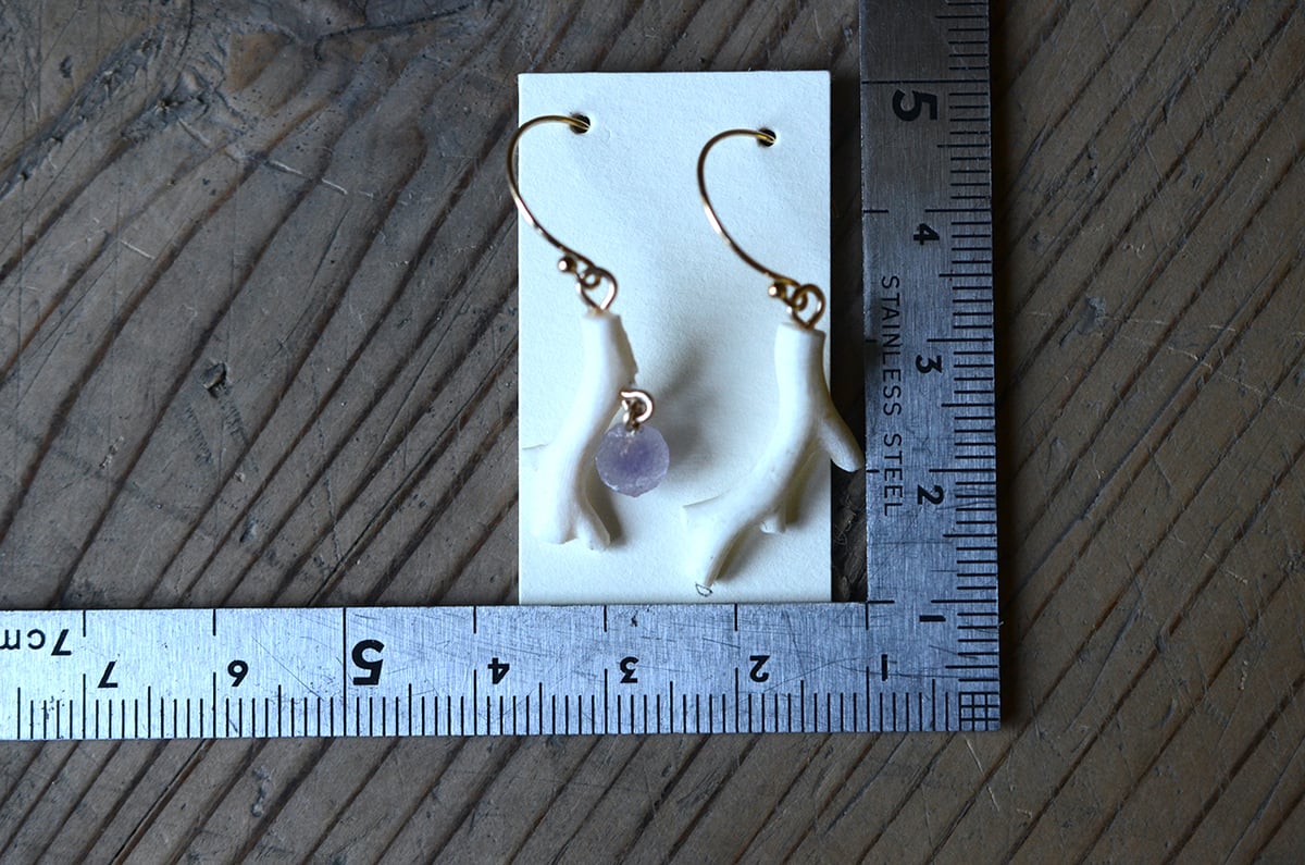 14kgf つぶつぶグレープアゲートピアス♡ Grape agate/葡萄状瑪瑙 珊瑚と鉱物ピアス | あいのて