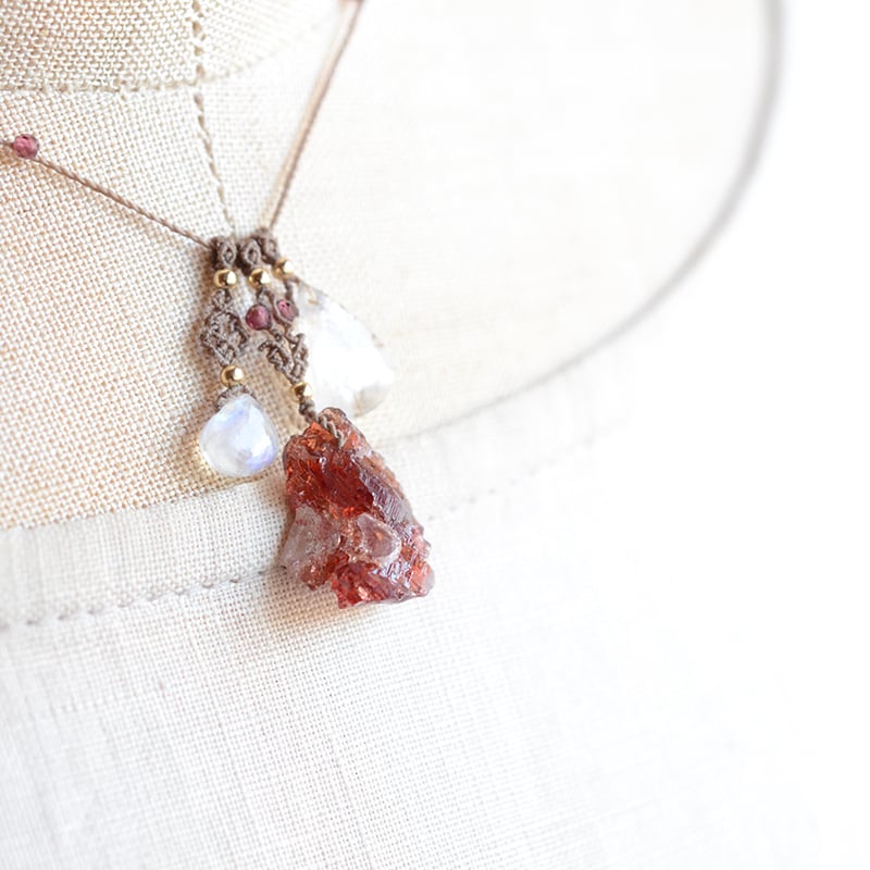 柘榴 Garnet/柘榴石 首飾り | あいのて