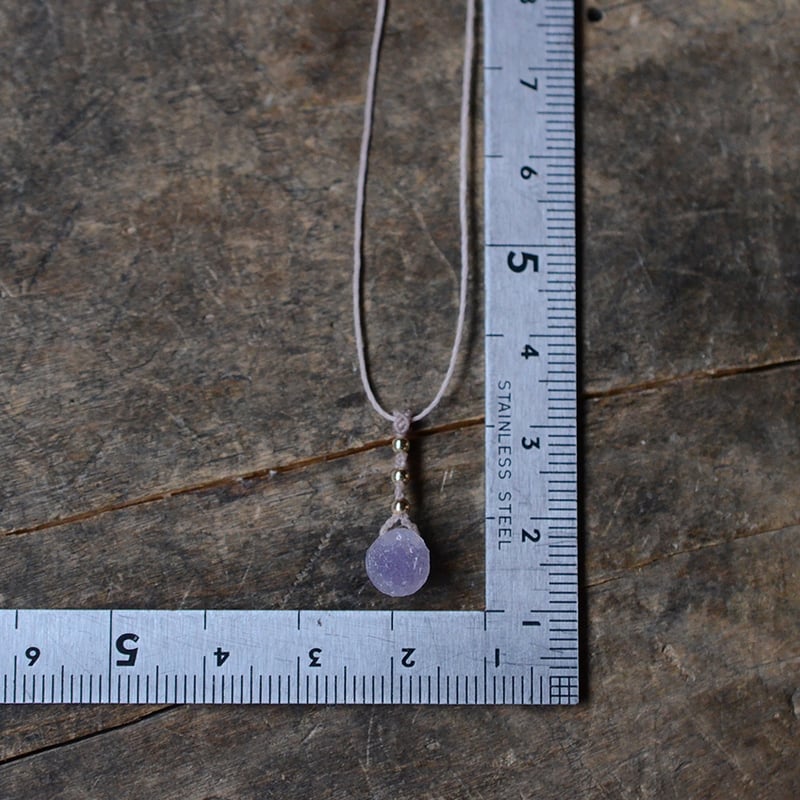 Grape agate/葡萄状瑪瑙/鉱物ネックレス | あいのて