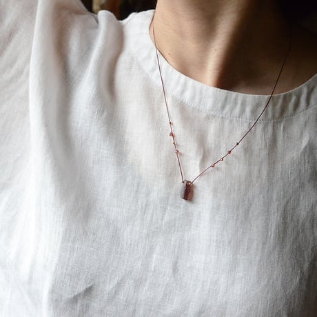 Tourmaline/電気石　『一粒の鉱物』首飾り  ２
