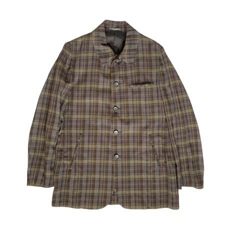 “LQ”グレンチェックjacket