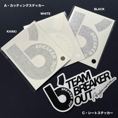 BREAKER OUT Cutting Sticker