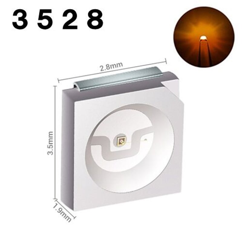 BX235QC様 リクエスト 10点 まとめ商品 3528 LEDチップ 10個 白/青/黄 | ジェブレイズ