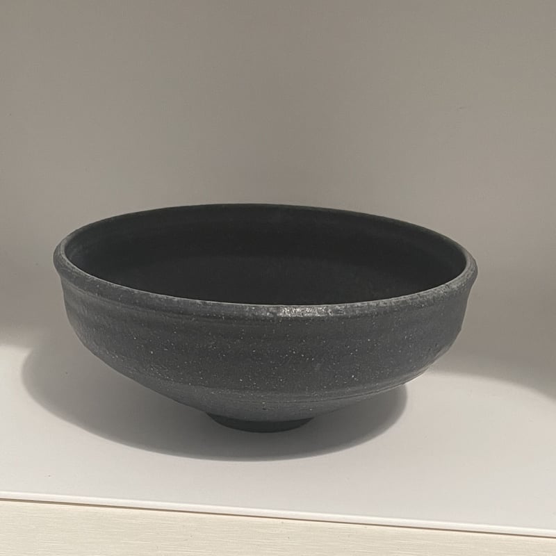 黒い陶器の深いボウル 黒いボウル | Cobin 8 Pottery Studio
