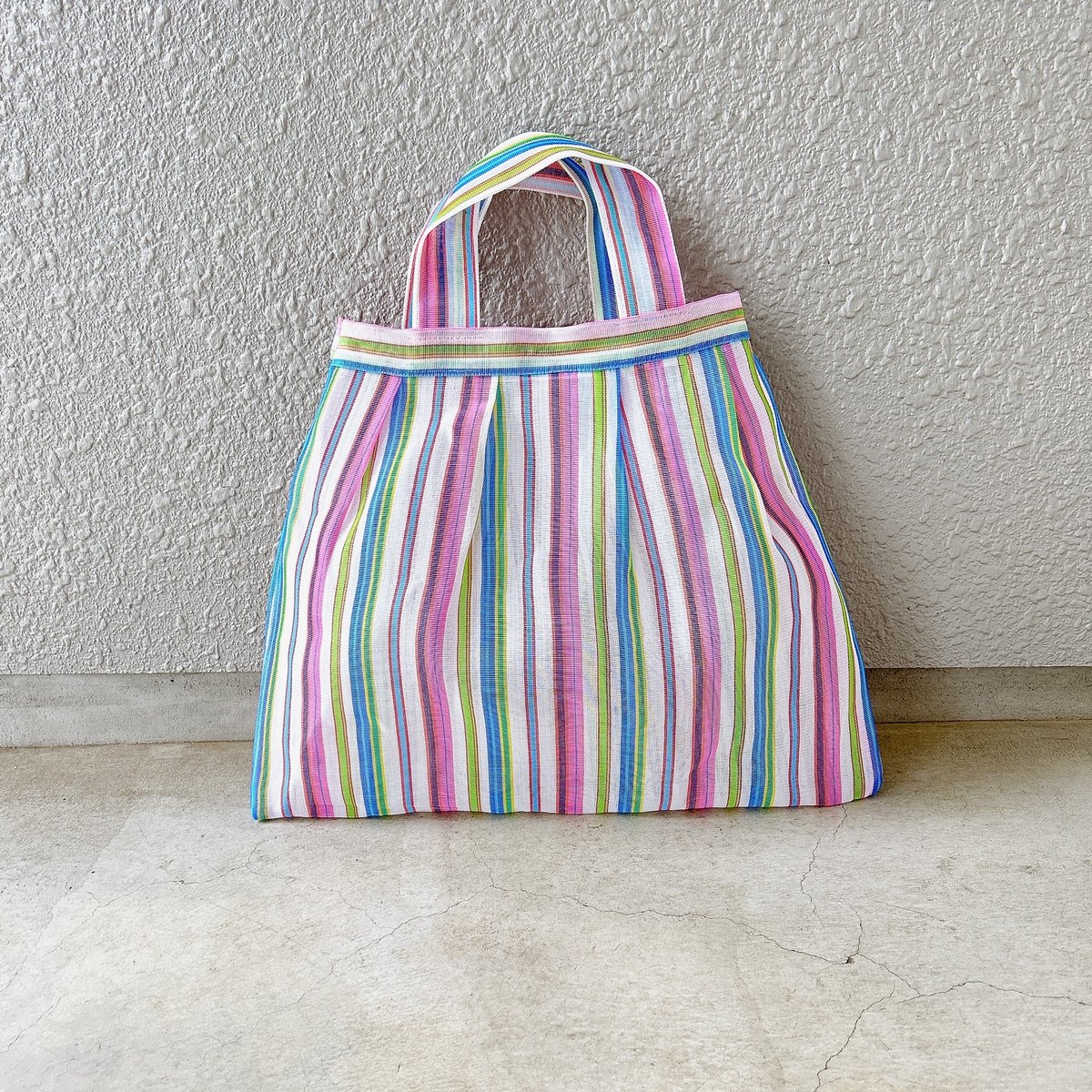 メッシュ ブリーツトート 小 パープル系 | Diminutivo