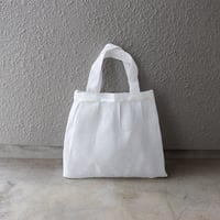【メッシュ】 プリーツトートS・メルカードトートS ダイヤソリッド オールホワイト