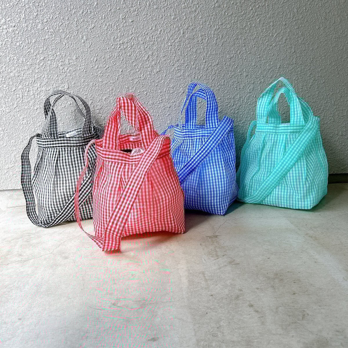 メッシュ】 クロスボディ レギュラー ギンガム | Diminutivo