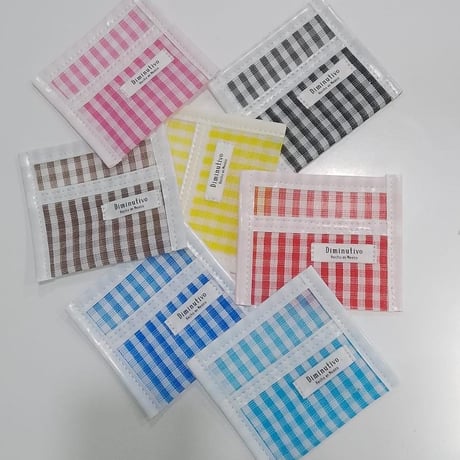 【メッシュ】 ギンガムチェック ブラック
