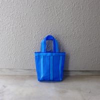 【メッシュ】 メルカードトート S マルチカラー ブルー系 COMB.1