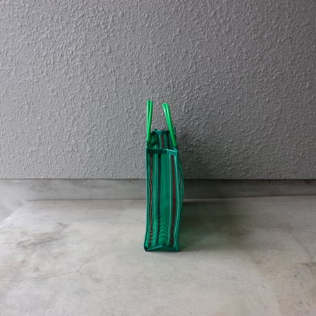 【メッシュ】  スパンコール刺繍ワッペン付 マーケットトート S