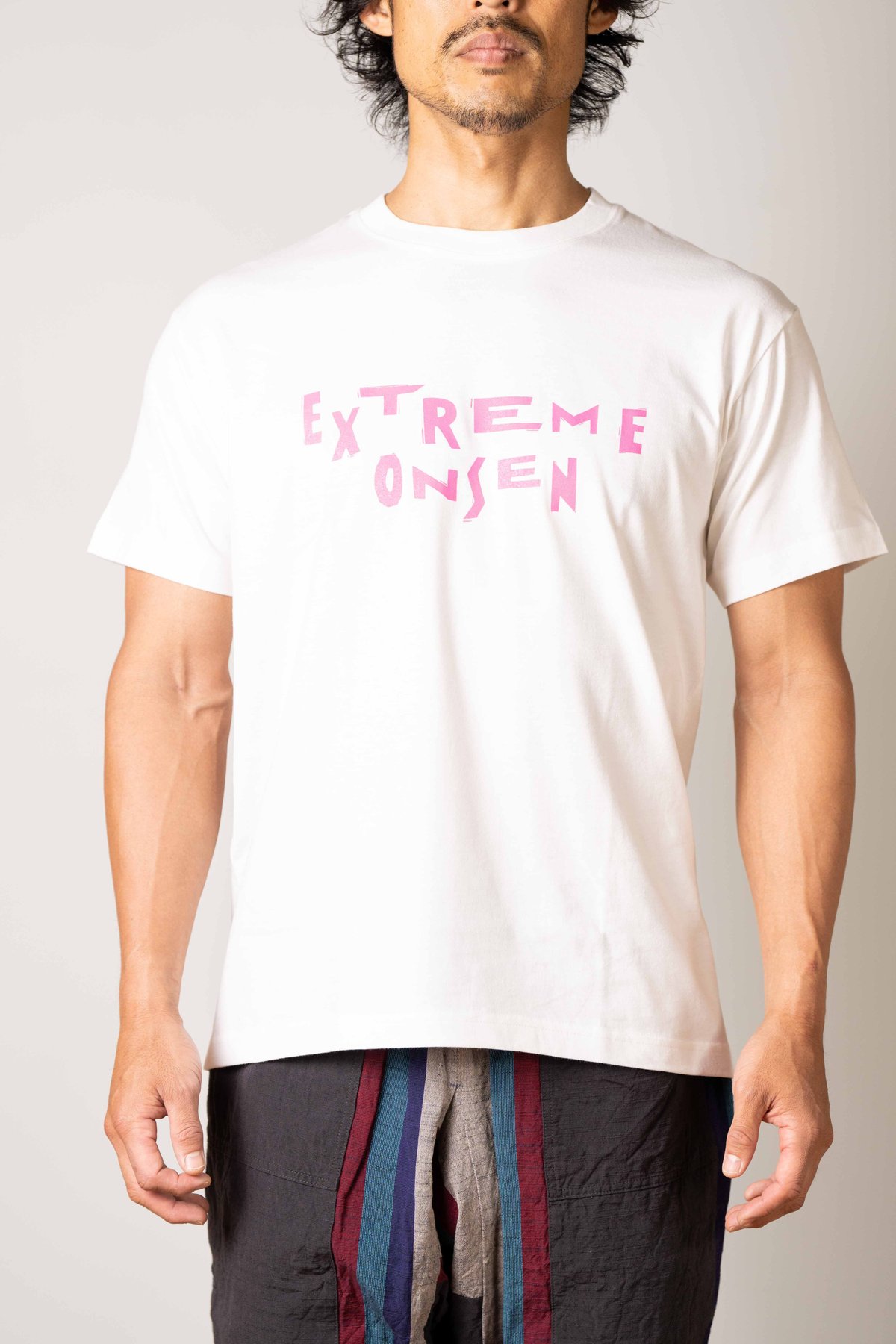 エクストリーム温泉公式ユニフォーム オーガニックコットンTシャツ 