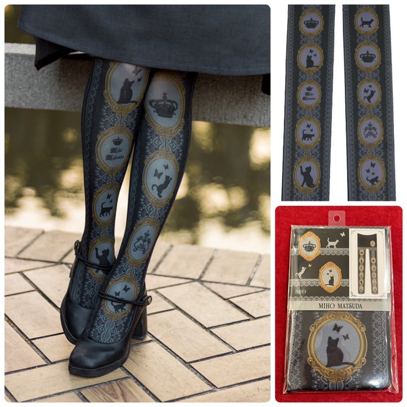 MIHO MATSUDA】 タイツ・猫柄/110017 | KIST ONLINE STORE