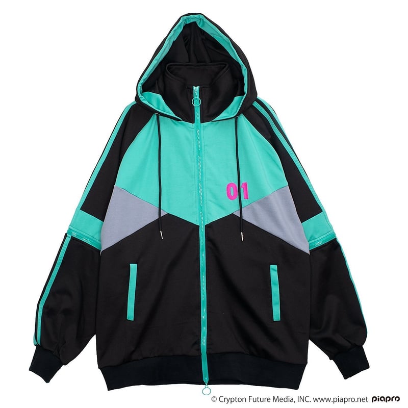 LISTEN FLAVOR】初音ミク 2wayジャージパーカー（MIKU-0020） | K