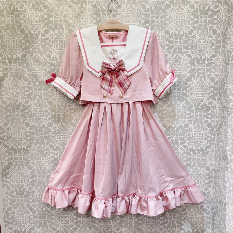 Amavel】Fancy Heart セットアップセーラーワンピース/124170423 | 