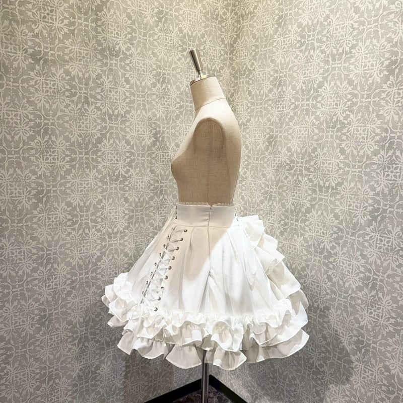 ATELIER-PIERROT】Adenophora Lace-Up Skirt/GSK-0