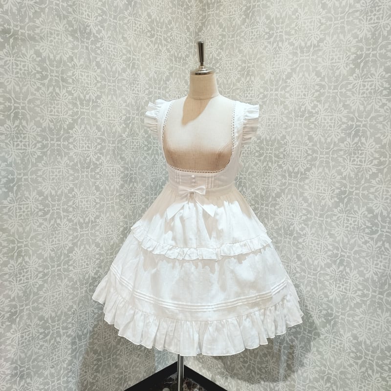 Amavel】 Marchen Cotton フリルエプロン/126300210 | KIS