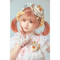 【星箱Works】フルーツタルト カクテルハット+トレイ+ヘアバンド(3点セット)/P37502118