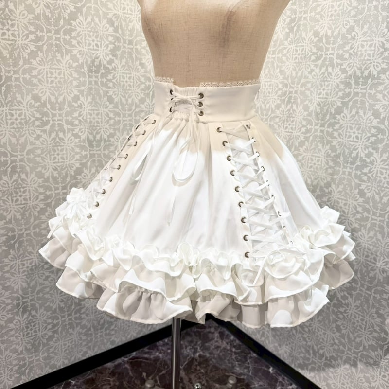 ATELIER-PIERROT】Adenophora Lace-Up Skirt/GSK-0