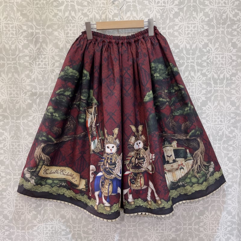 Enchantlic Enchantilly】193 いざ出陣！お茶会へ！ スカート(赤黒)