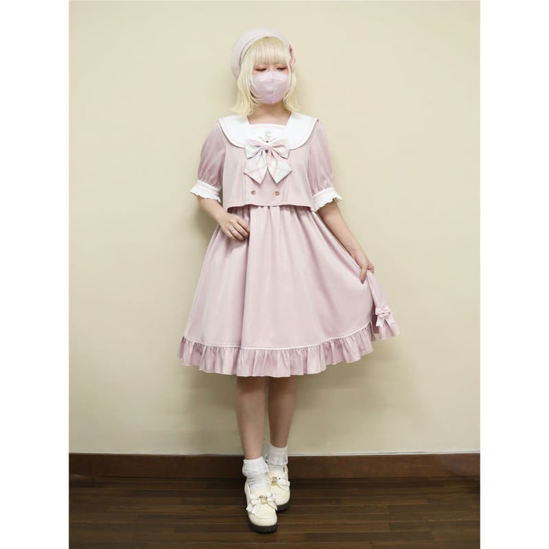 Amavel Twinkle Plaid セットアップ風セーラーワンピース Amavel新宿店 on X: 