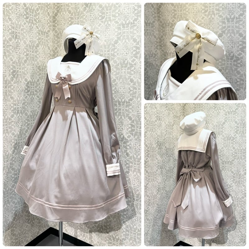 Moi-meme-Moitie紺色クラシックコルセットスタイル 焼い 