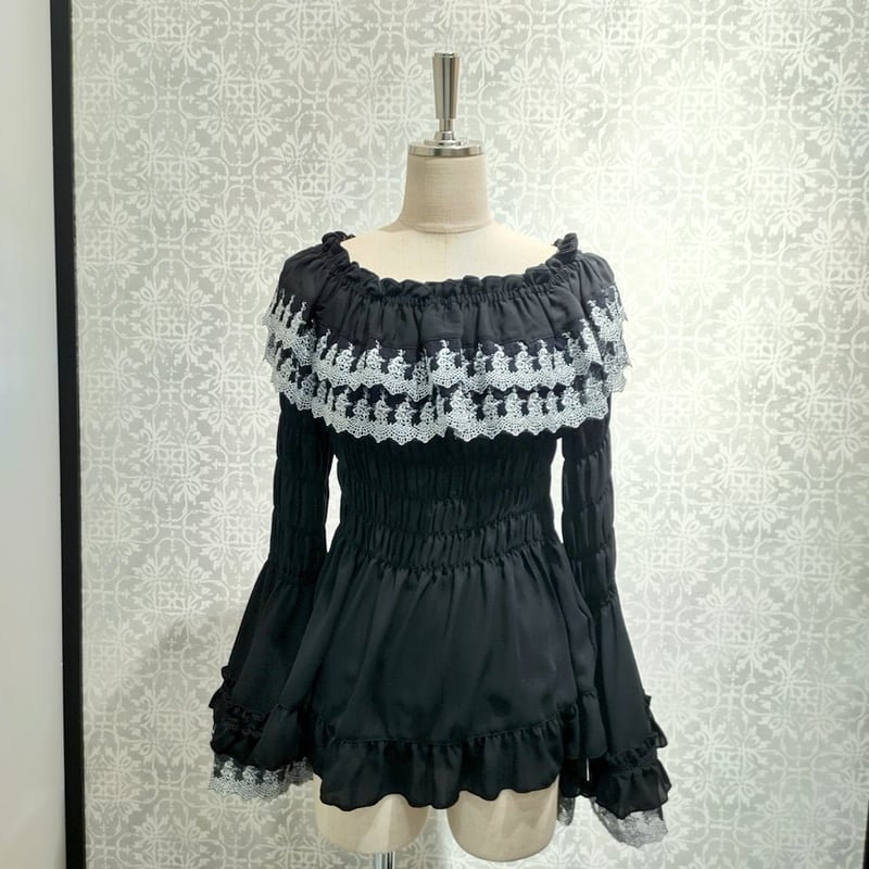 5/30まで！ATELIER PIERROT ホーンテッドドレス 白黒 5/30まで