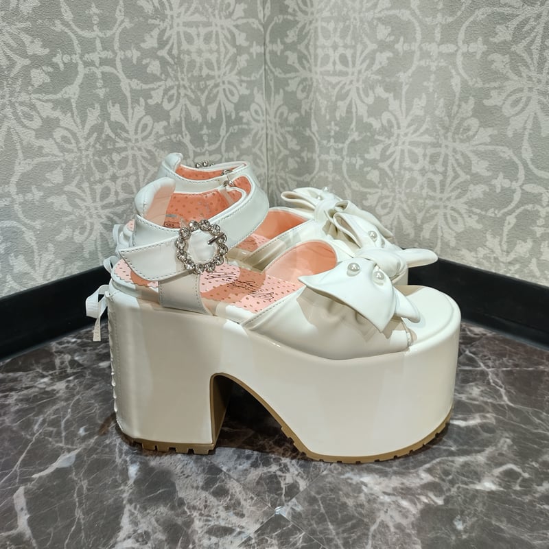 YOSUKE.U.S.A】厚底リボンサンダル（4450073） | KIST ONLINE