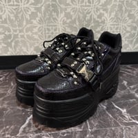 【YOSUKE.U.S.A】厚底スニーカー（2605007-BL/PU）