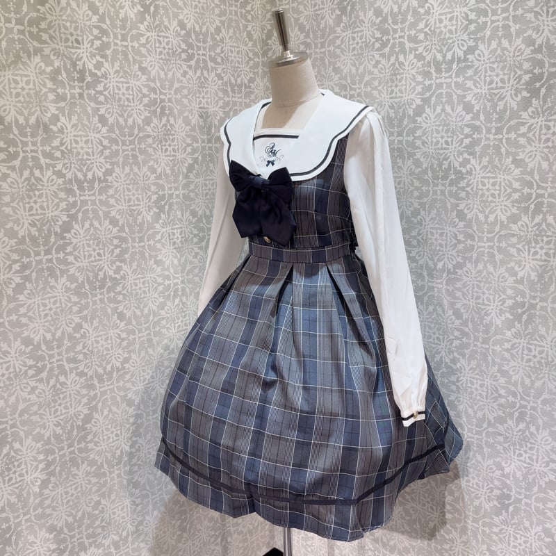 Amavel】Mysterious School チェックセーラーワンピース/1251708