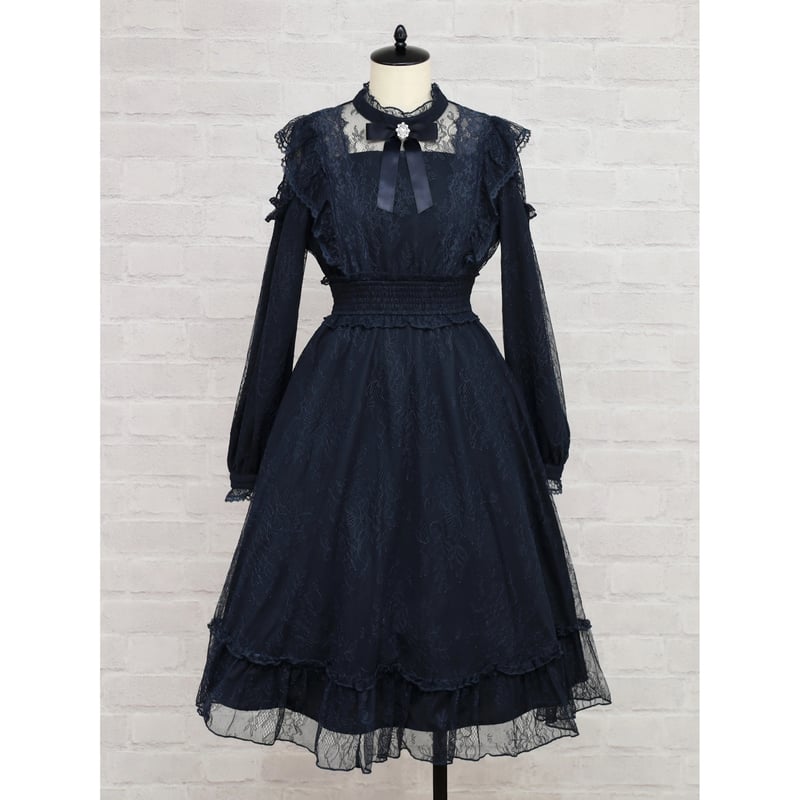 Amavel/Twinkle Feminine レースワンピース(ミドル丈) Amavel】Twinkle Feminine レースワンピース/126170378 | K