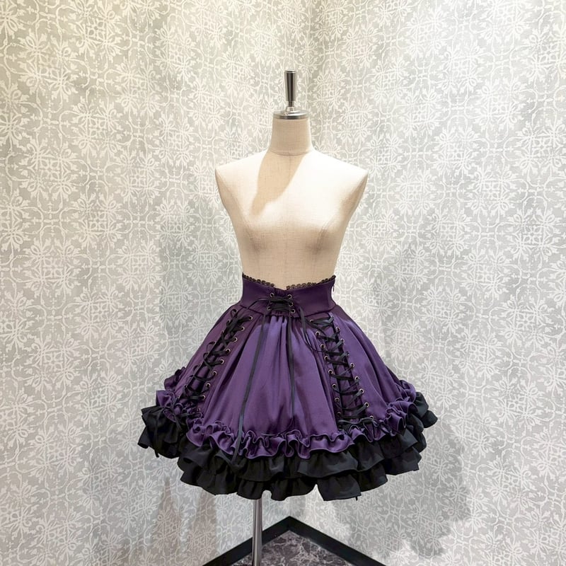 ATELIER-PIERROT】Adenophora Lace-Up Skirt/GSK-0