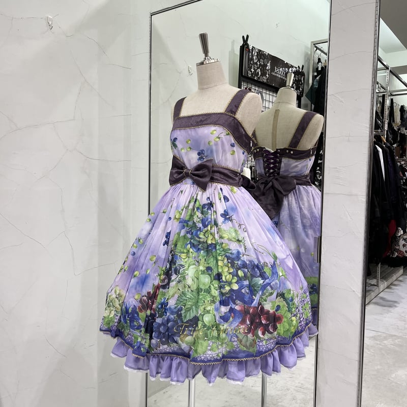 Triple*fortune】ぶどう柄ジャンパースカート | KIST ONLINE STORE 