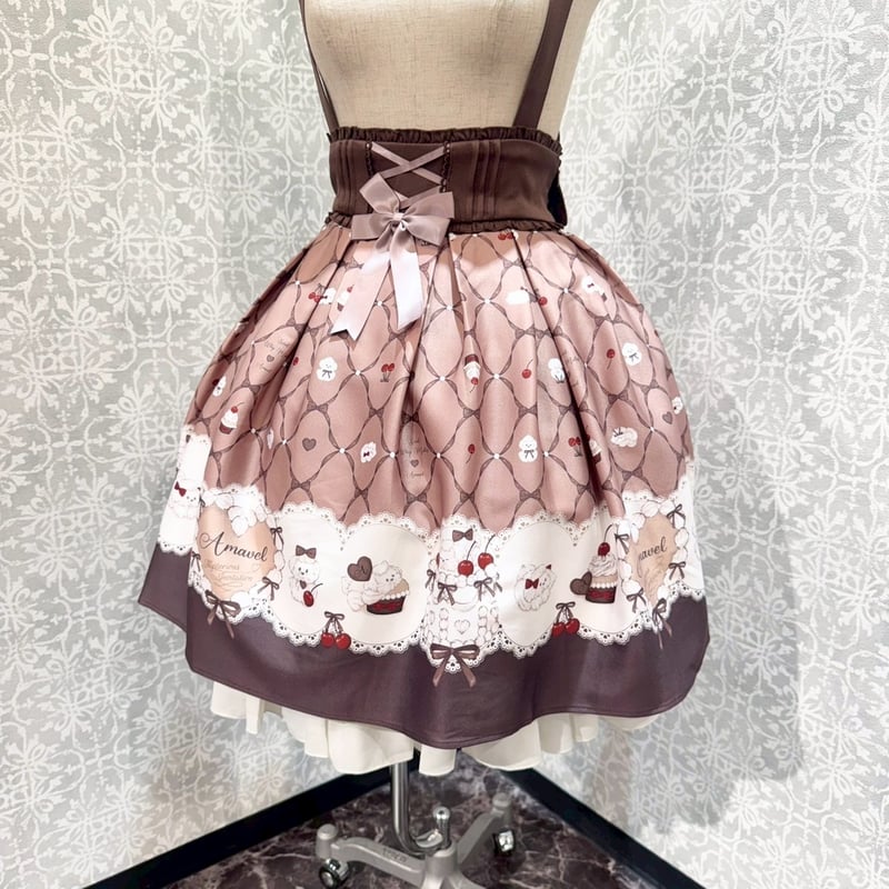 Amavel】Sweet Whip プリントスカート /125410847 | KIST