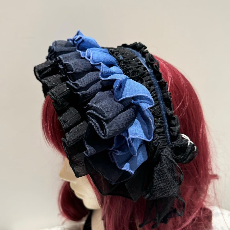 星箱Works】フェリ・ドウ・ロンド レースシフォンヘッドドレス 