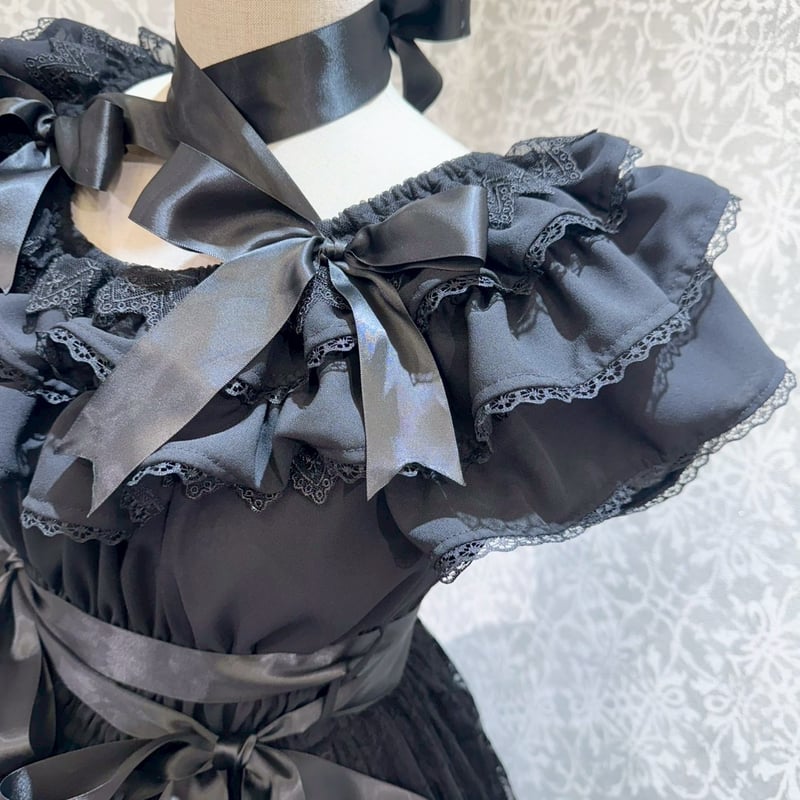 【完全処分☆】トリプルフォーチュン ローズリボン ボンネット 黒‪✕‬黒薔薇 fit=scale-down,w=1200