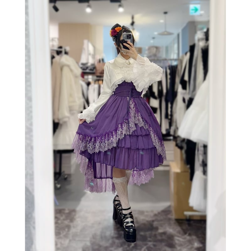 ATELIER PIERROT コルセットスカート パープル 🌹ATELIER-PIERROT入荷情報🌹⁡ ⁡ ○シャーロットバッスルコルセット