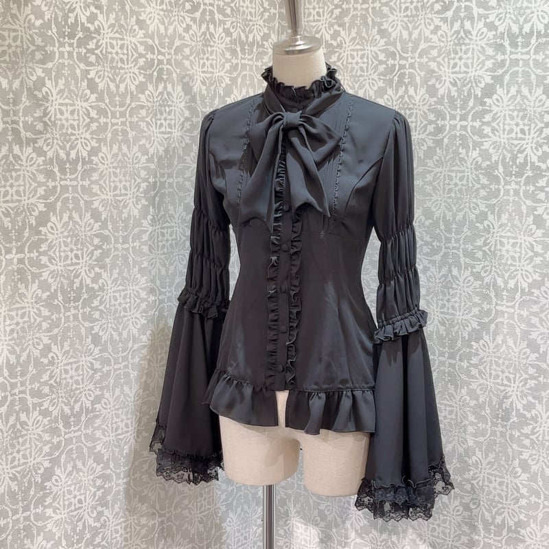 ATELIER-PIERROT】Stand Collar Princess Sleeve B