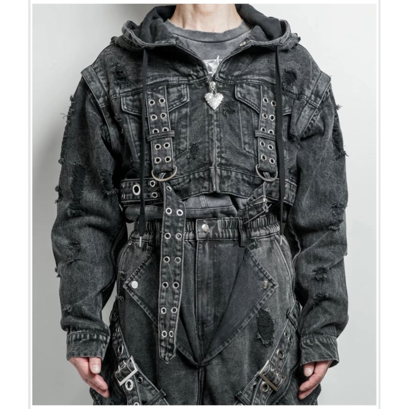 BACKSTAGE PASS】RESISTANCE-S / 2WAY フード レザータッチ/