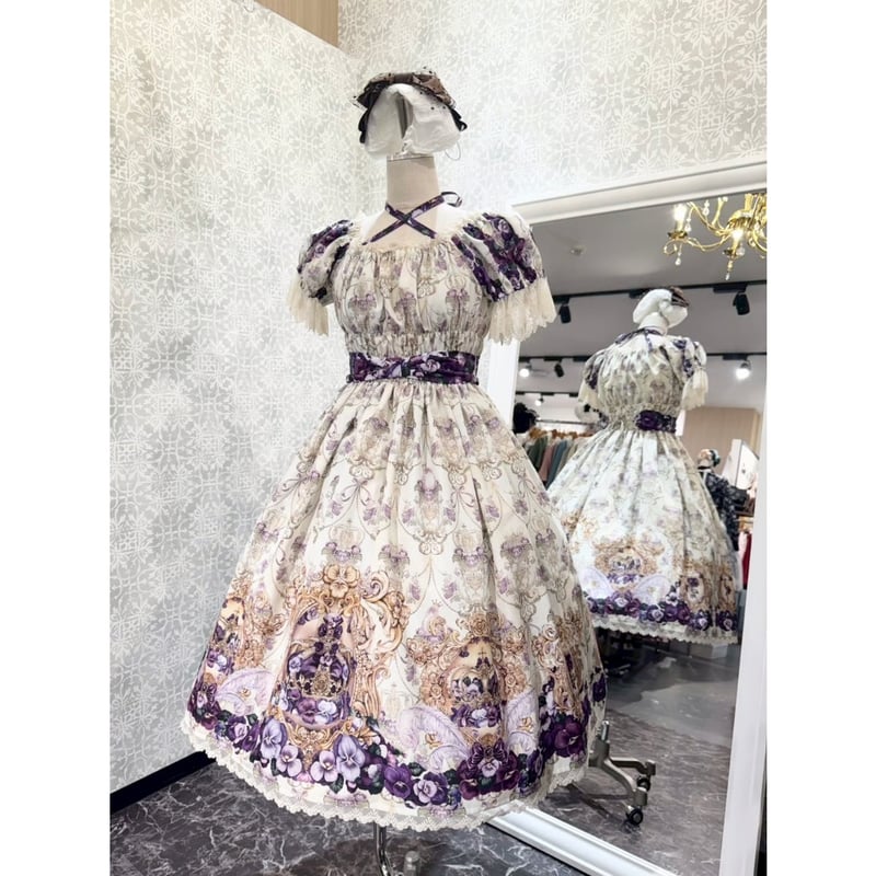 Enchantlic Enchantilly】すみれ姫の王冠 ワンピース（生成り） /0