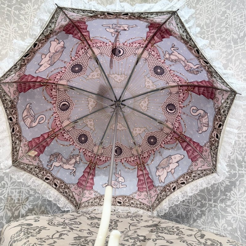 パゴダ 日傘 晴雨兼用 UVカット 47cm ショートサイズ - ainsel